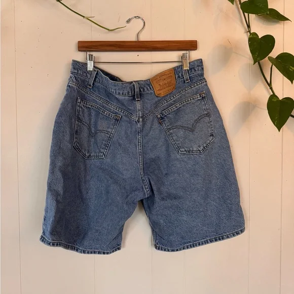 Levi's Men's Blue Jean Shorts Jorts - Picture 3 of 6